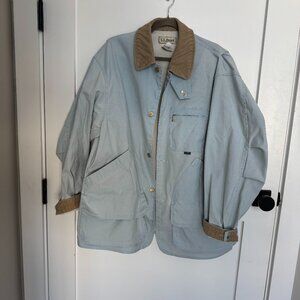 LL BEAN JAPAN EDITION FIELD JACKET COAT ICE BLUE L PROSPECT HARBOR